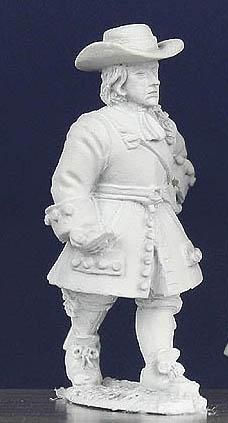 LS73 Armoured Pikeman Without Waist Sash - Marching, Wearing Hat (1 Figure)