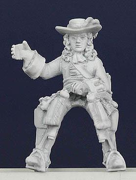 LSC17 Cavalry Command - Standard Bearer Wearing Coat (1 Figure)