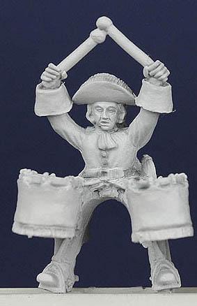 LSC23 Musician - Kettle Drummer, Plain Coat, Playing (1 Figure)