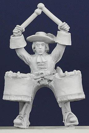 LSC24 Musician - Kettle Drummer, Laced Coat, Playing (1 Figure)