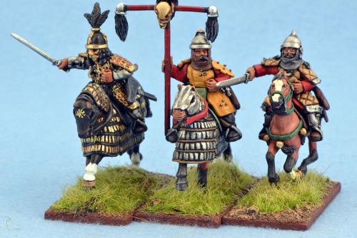 MNC01 Mongol Warlord & High Command (3 Figures)