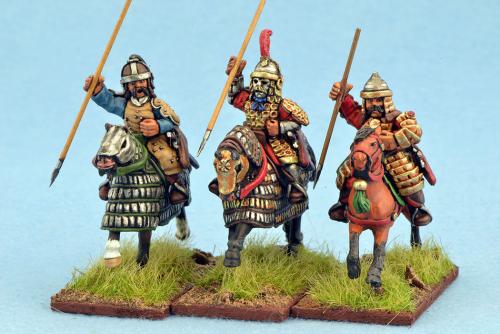 MNC04 Mongol Mounted Cavalrymen (3 Figures)