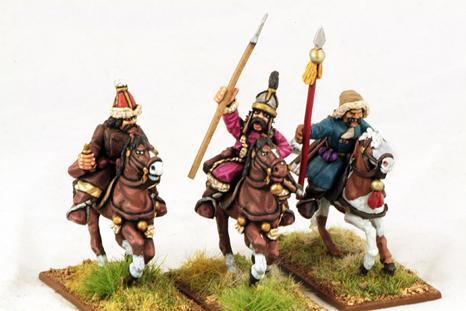 MNC06 Mongol Light Cavalry Command (3 Figures)