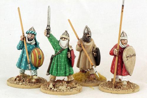 MOR14 Moorish Andalusian Spearmen (4 Figures)