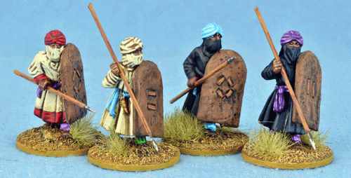 MOR12 Berber Spearmen (Advancing - Hippo Shields) (4)