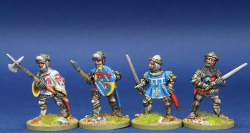 MPK12 Charles Albret, Boucicault, Guichard Dauphin & Charles Duke of Orleans (4 Figures)