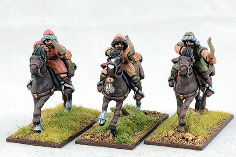 MSC10 Turco-Mongolian Light Cavalry Shooting Bows (3 figures)