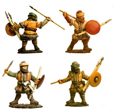 MSI09 Timurid Afghan Infantry (4 Figures)