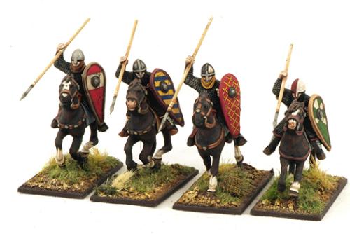 NMC05 Norman and Breton Hearthguards — Mounted Milites (4 Figures)