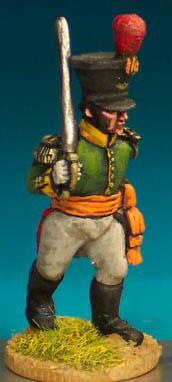 NN11 Dutch Infantryman - Officer Marching (1 Figure)