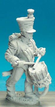 NN113 Drummer - Playing - 1st Or 2nd Regt In Covered Shako (1 Figure)