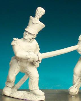 NN12 Dutch Infantryman - Officer Waving Forward (1 Figure)