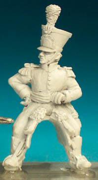 NN45 National Militia - Mounted Officer (1 Figure)
