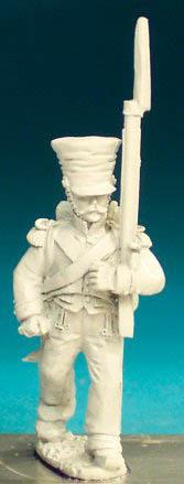 NN77 Flanquer - Marching - 2nd Regt In Covered Shako (1 Figure)