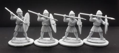 NUM03 Numidian Spearmen (4 Figures)