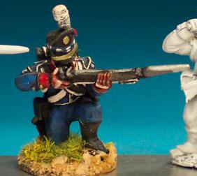 PN14 Line Infantryman - Barretina Cap - Grenadier Kneeling Firing (1 Figure)