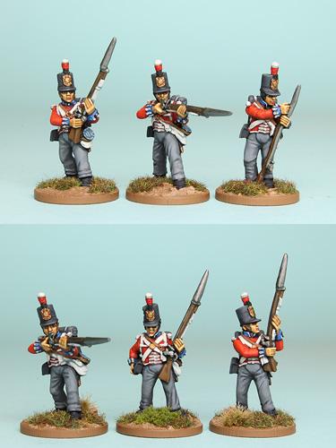 Peninsula War British Starter Force (25 Figures & bases)