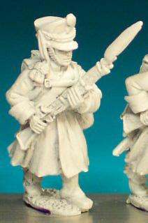 RN41 Musketeer / Jager In Greatcoat - Advancing High Porte (1 Figure)