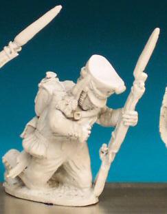 RN6 Musketeer / Jager - Kneeling Wounded (1 Figure)