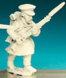 RN61 Opelchenie (Militia) - St Petersburg Militia, Advancing With Musket (1 Figure)