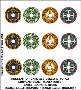 RUS(GB_LARGE ROUND)3 Russian Shield (Large Dark Age Round)
