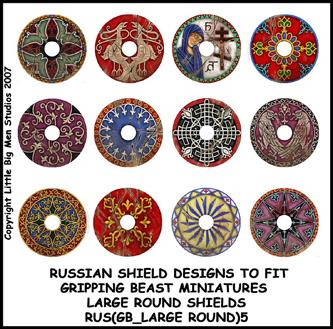 RUS(GB_LARGE ROUND)5 Russian Shield (Large Dark Age Round)