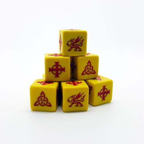 SD04 Celtic Dice: Welsh (8 dice) - SAGA Age of Vikings