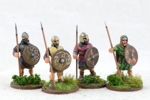 SCT03 Scottish Nobles (Fianna/Toisech/Thanes) (4 Figures)