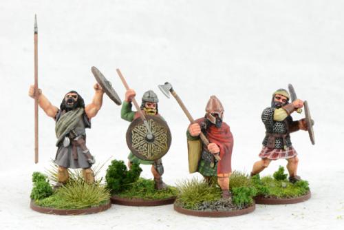 SCT16 Scots Warlords — Scottish Heroes (4 Figures)