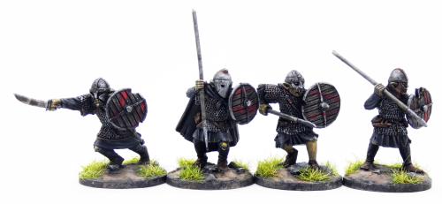 SGOB03 Armoured Goblin (Snaga) Hearthguard (4 Figures) - SAGA Age of Magic