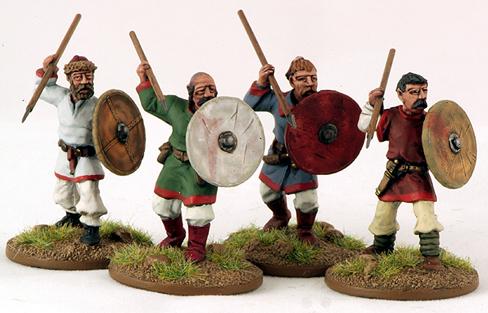 SLV02 Rus Slavic Warriors (4 Figures)