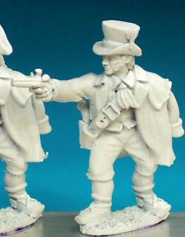 SN73(FR) Guerrilla Standing Firing Pistol - Slung Coat, Top Hat (1 Figure)