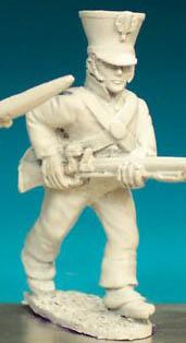 SN93(FR) Infantryman In Shako - Fusilier Advancing Low Porte (1 Figure)