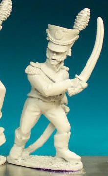 SN99(FR) Infantry Command In Shako - Officer Advancing, Sabre Forward (1 Figure)