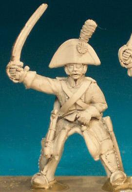 SNC1 Cavalryman In Bicorn - Trooper, Sabre Outstretched (1 Figure)