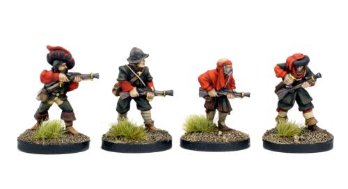 SOM05a Acolytes (Firearms) (12 Figures) - SAGA Age of Magic