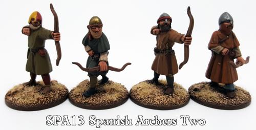 SPA13 Spanish Archers (4 Figures)