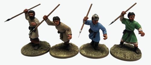 SPA14 Spanish Javelinmen (4 Figures)