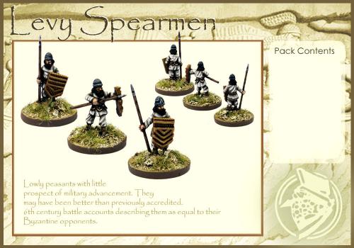 SPBG006 Sassanid Persian Levy Spearmen (8 Figures)