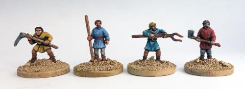 SRBG007 Sub Roman British Peasant Levy (8 Figures)