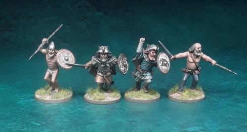 SRV03b Einherjar Berserkers B (4 Figures) - SAGA Age of Magic/Vikings