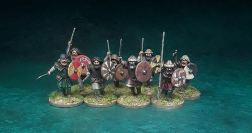 SRV04a Einherjar A (Warriors) (8 Figures) - SAGA Age of Magic/Vikings