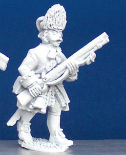 SS36(FR) WSS Grenadier In Fur Mitre Cap, Advancing (1 Figure)
