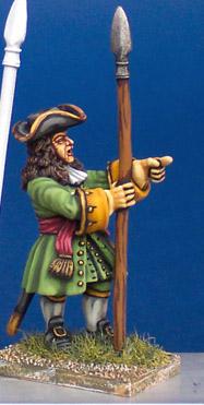 SS45(FR) WSS Officer With Spontoon, Standing Pointing (1 Figure)
