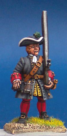 SS5(FR) WSS Musketeer, Standing, Shouldered Musket (1 figure)