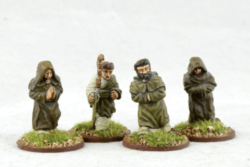 SSC10 Pious Monks (4 figures) - SAGA Scenics