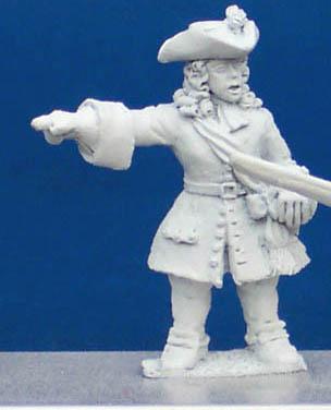 SSC42(FR) Dismounted Dragoon Command - Officer In Shoulder Sash, Standing Pointing (1 Figure)