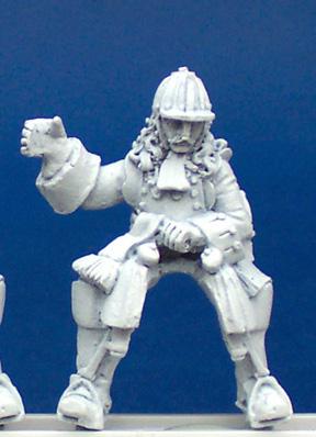 SSC9(FR) Cuirassier In Lobster Tail Helmet - Standard Bearer (1 Figure)