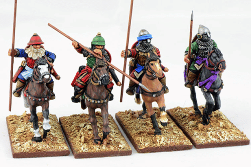 SSN03 Saracen Mounted Ghulams (Hearthguards) (4 figures) - SAGA Age of Crusades