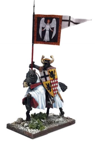 SWBB15 Mounted Ordensstaat / Teutonic War Banner Bearer
